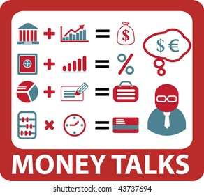 money concept. signs. vector