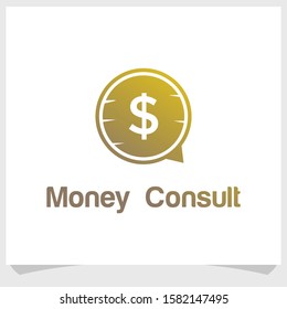 money consult logo design vector, finance logo design inspirations