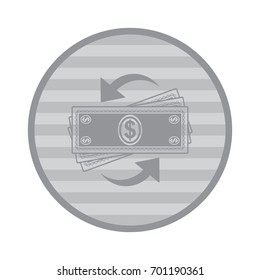 Money Convert Icon Vector flat design style