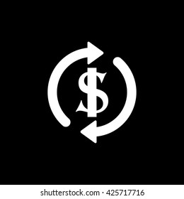 Money convert icon vector illustration eps10
