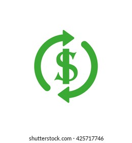 Money convert icon vector illustration eps10