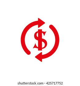 Money convert icon vector illustration eps10