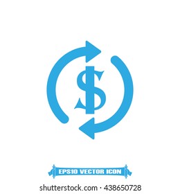 Money convert icon vector illustration eps10