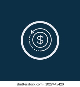 Money convert vector icon
