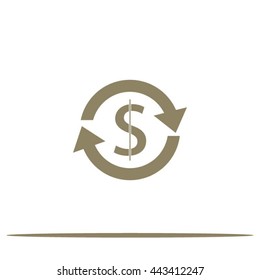 money convert vector icon