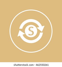 money convert vector icon
