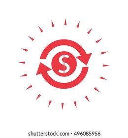 money convert vector icon