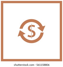 money convert vector icon