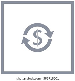 money convert vector icon