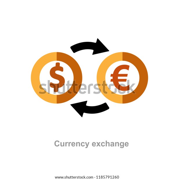 Money Converte Exchange Rate Currency Exchange Stock Vector Royalty - 