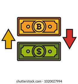 Money converting icon