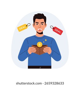 Ilustración vectorial de conteo de dinero. Archivo EPS 10