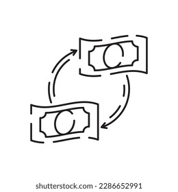 Money crime line icons. Fraud, Online thief and Steal cash set. Phishing robbery, launder money crime and tax offense line icons. Financial evasion, online fraud and wallet cash. Vector 