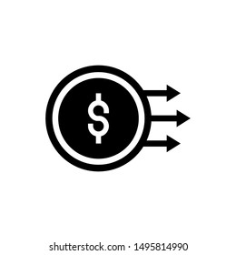 Money Currency Exchange Icon Vector Illustration Logo Template