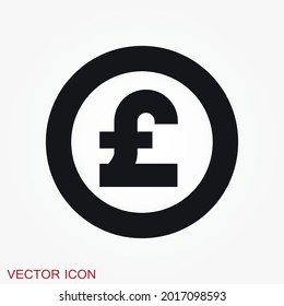 Money Currency Icon design template. Vector EPS