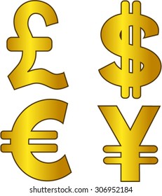 Money currency symbol, vector