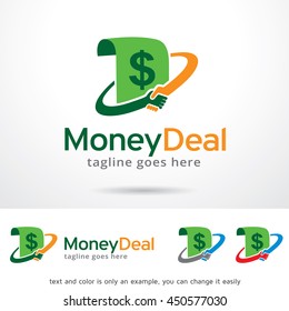 Money Deal Logo Template Design Vector