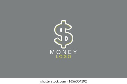 Money design logo template, concept design,clean vector