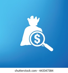 Money design on blue background,vector  