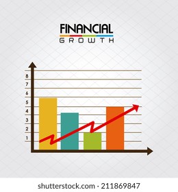 Money design over gray background, vector illustration