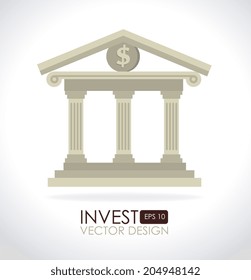 Money design over white background, vector illustration
