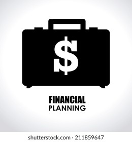 Money design over white background, vector illustration
