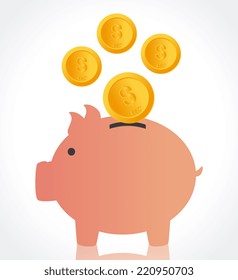 Money design over white background, vector illustration