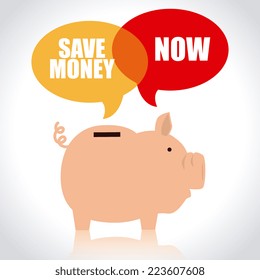 Money design over white background, vector illustration
