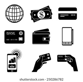 Money design over white background, vector illustration.
