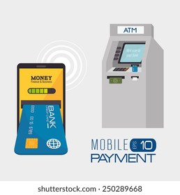 Money design over white background, vector illustration.
