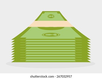Money design over white background, vector illustration.
