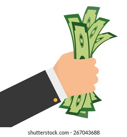 Money design over white background, vector illustration.