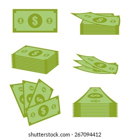 Money design over white background, vector illustration.