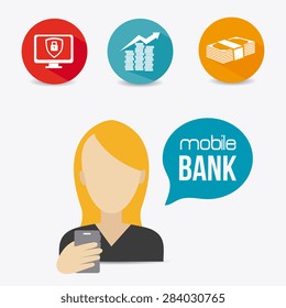 Money design over white background, vector illustration.