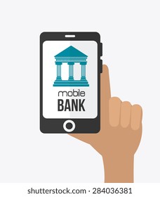Money design over white background, vector illustration.