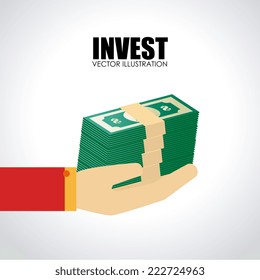 Money design over white background,vector illustration