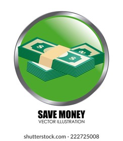 Money design over white background,vector illustration