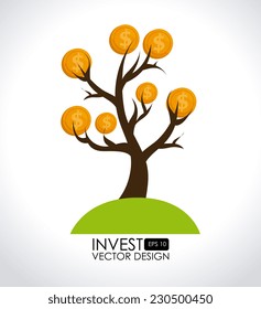 Money design over white background,vector illustration