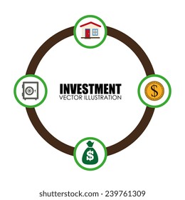 Money design over white background,vector illustration.