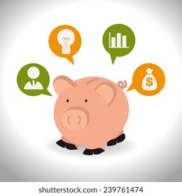 Money design over white background,vector illustration.