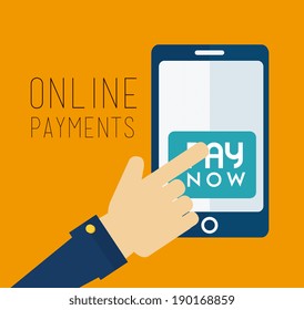 Money design over yellow background, vector illustration