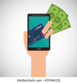 Money design. Payment icon. White background