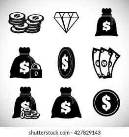 Money design. value icon. Flat illustration , vector