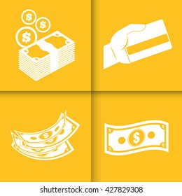 Money design. value icon. Flat illustration , vector