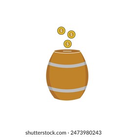 Icono de Vector de diseño de dinero Plantilla de ilustración