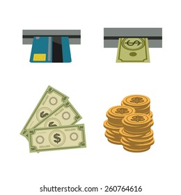 Money design, vector illustration