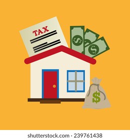 Money design yellow white background,vector illustration.