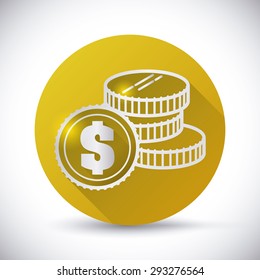 Money digital design, vector illustration.