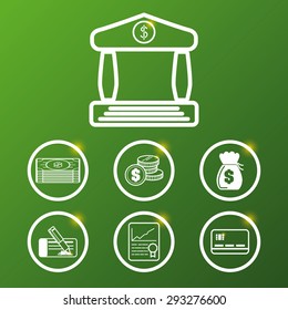 Money digital design, vector illustration.