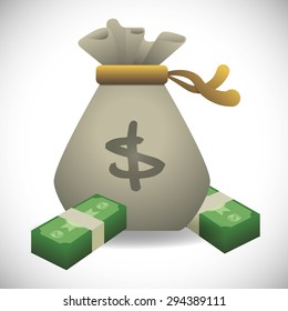 Money digital design, vector illustration 10 eps graphic